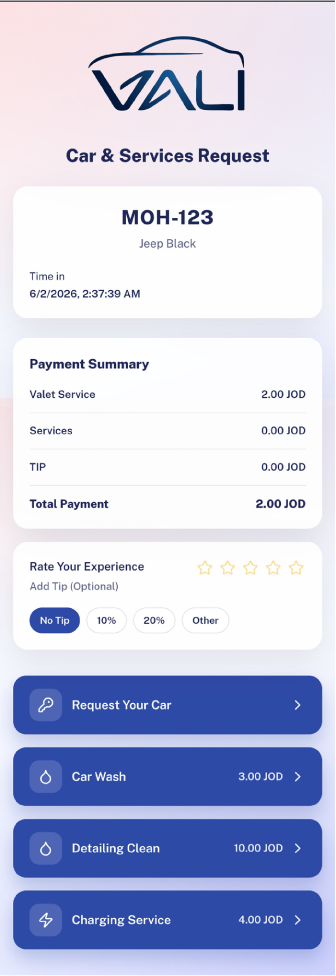 2. Live Web Request Portal