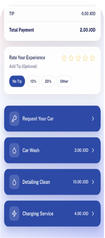 3. Add-On Service Selection